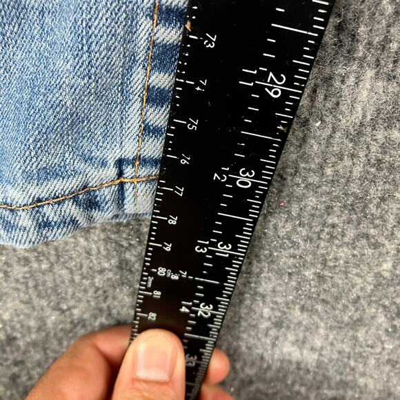 Carhartt Jeans Mens Size 30x32 Blue Relaxed Fit Workwear Distressed Straight - Picture 3 of 11